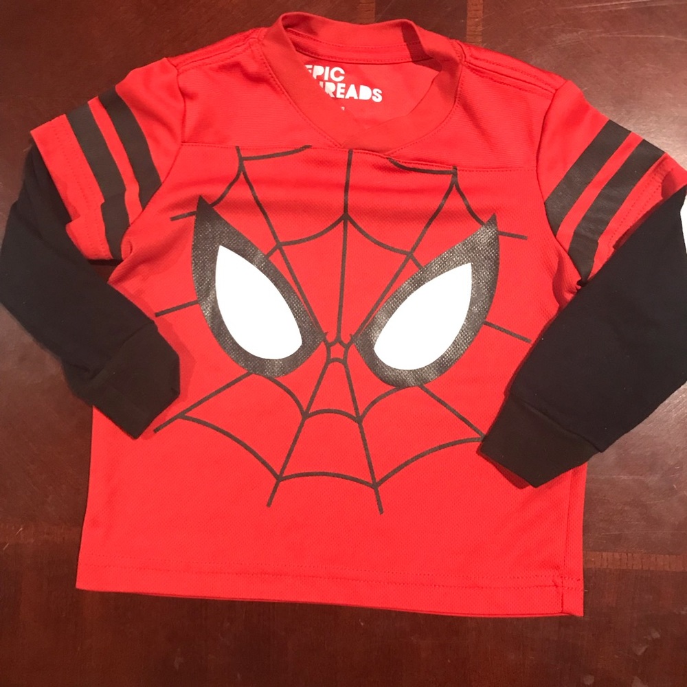 2T Spider Man dry-fit Shirt